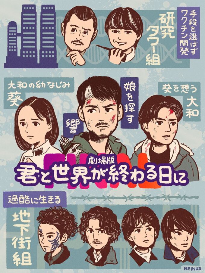 『劇場版 #君と世界が終わる日に FINAL』応援イラスト